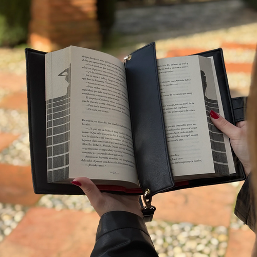 Classic Black Book Bag by Halen Endless — view 2