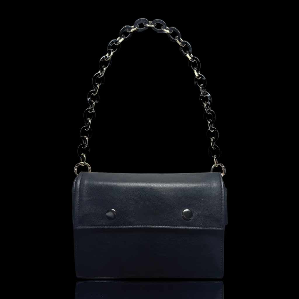 Navy Chain Book Bag by Halen Endless — view 1