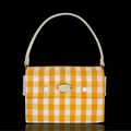 Yellow Gingham Book Bag by Halen Endless — view 1