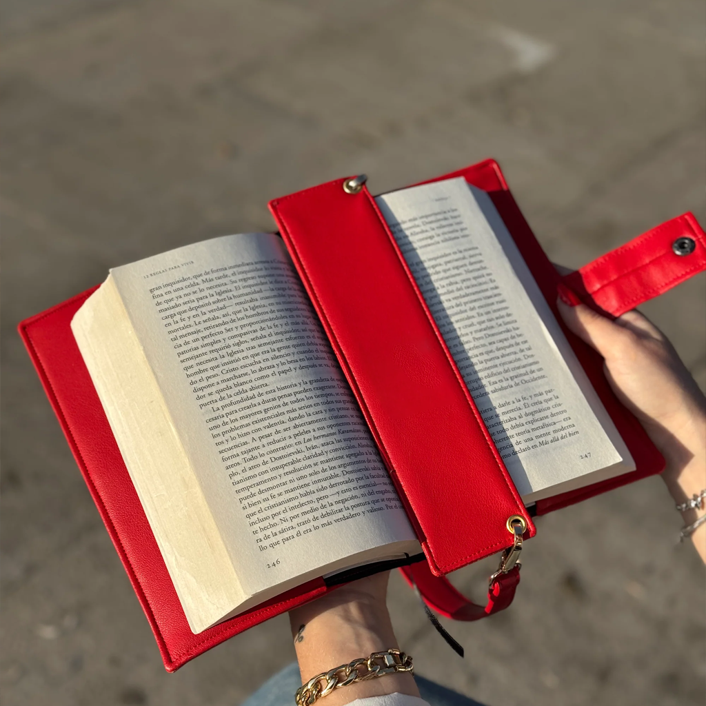 Cherry Red Book Bag by Halen Endless — view 5