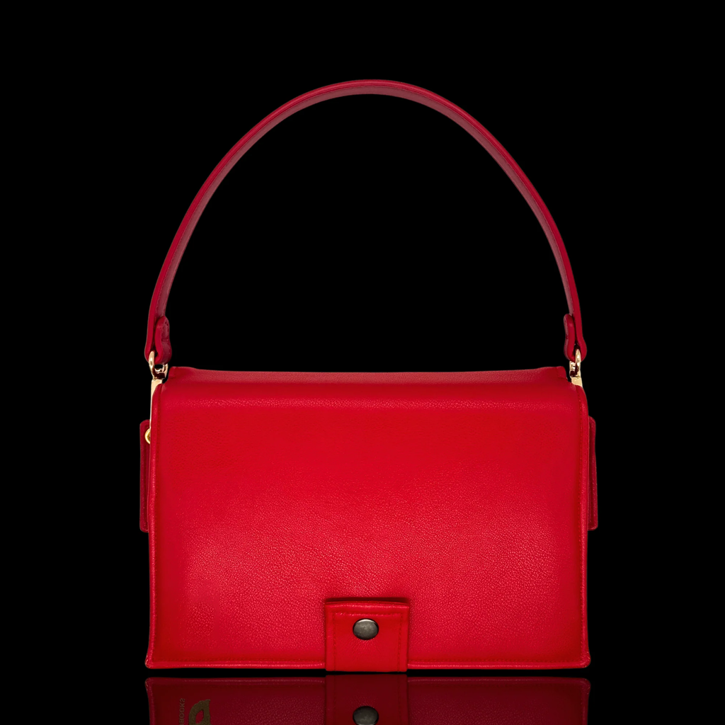 Cherry Red Book Bag by Halen Endless — view 2