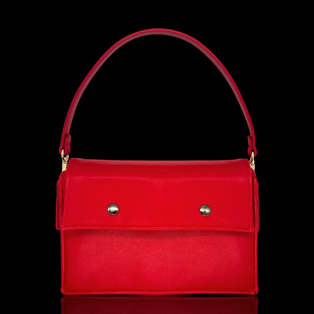 Cherry Red Book Bag by Halen Endless — view 1
