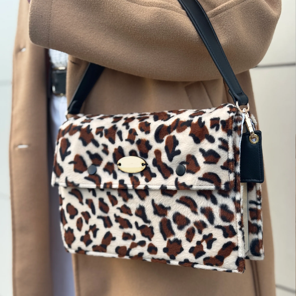 Leopard Print Book Bag by Halen Endless — view 5