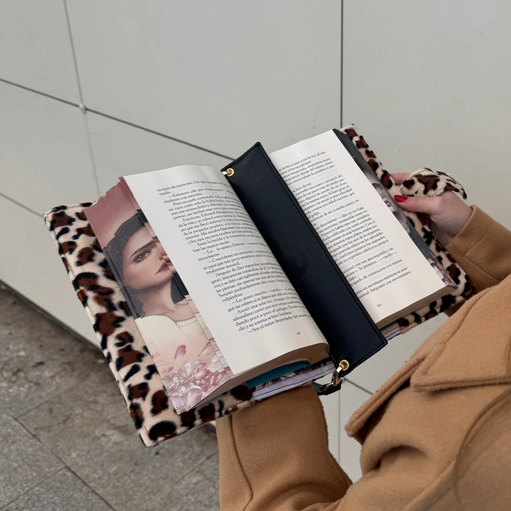 Leopard Print Book Bag by Halen Endless — view 3