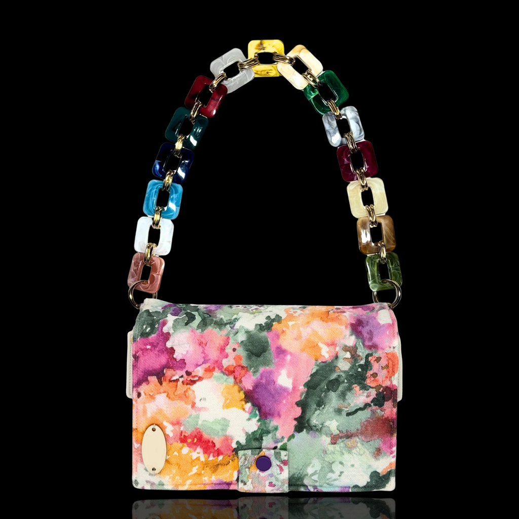Watercolor Floral Book Bag by Halen Endless — view 2