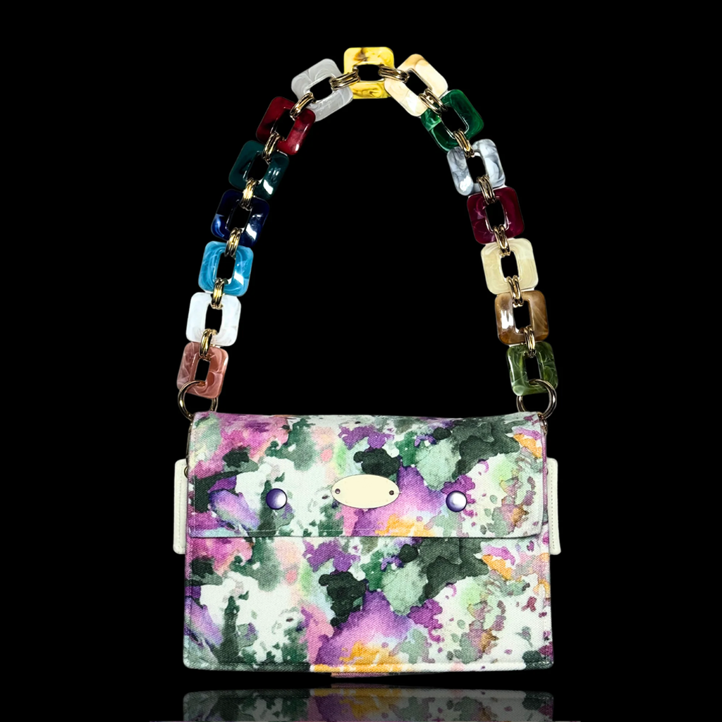 Watercolor Floral Book Bag by Halen Endless — view 1